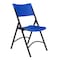 National Public Seating Folding Chair, Plastic, Blue, PK4 604 - alternate 7